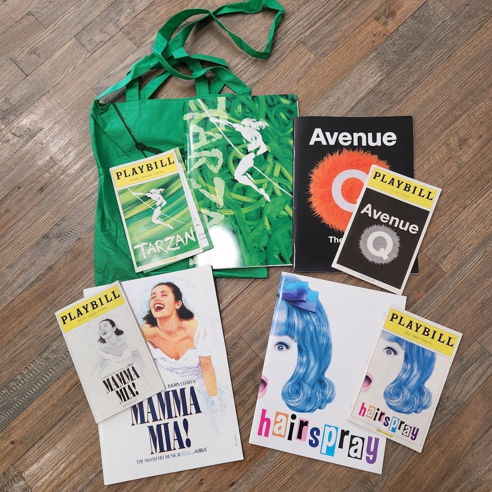 2007 Broadway New York Playbill Souvenir Book Tarzan Avenue Q Mama Mia Hairspray